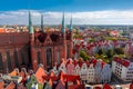 St Mary Church in Gdansk, Poland Royalty Free Stock Photo