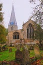 St Mary Church in Long Sutton Lincolnshire. Royalty Free Stock Photo