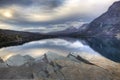 St. Mary lake, Glacier National Park Royalty Free Stock Photo