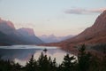 St. Mary Lake and wild goose island in Glacier national park,Montana,USA