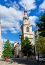 St Mary-le-Bow Church on Cheapside in London Royalty Free Stock Photo