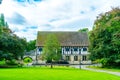 St. Mary's Abbey, museum garden in York city, England