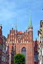 St. Mary\'s Church or formally the Basilica of the Assumption of the Blessed Virgin Mary, Gdansk, Poland Royalty Free Stock Photo