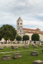 St. Mary`s church located in the old city of Zadar opposite St. Donatus Church