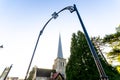 St MaryÃ¢â¬â¢s Church stands at the heart of the Old Town of Hemel Hempstead Royalty Free Stock Photo