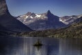 St. Mary`s Lake in Glacier National Park Royalty Free Stock Photo