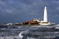 St Mary's Lighhouse Royalty Free Stock Photo
