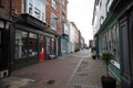 ST Mary`s Street in Wallingford, Oxfordshire in the UK Royalty Free Stock Photo