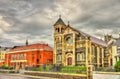 St. Mary Star of the Sea church and city hall in Portstewart - N