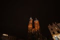 St Mary's Basilica or Mariacki Church in the Old Town of Krakow or Cracow, Poland. Royalty Free Stock Photo