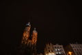 St Mary's Basilica or Mariacki Church in the Old Town of Krakow or Cracow, Poland. Royalty Free Stock Photo