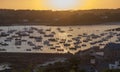 St Mary's Harbour at dawn, St Mary's, Isles of Scilly, England Royalty Free Stock Photo