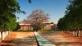 St Maryam Deari chapel, lying in a baobab, Keren, Eritrea Royalty Free Stock Photo