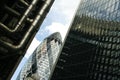 St marys axe gherkin building city of london uk