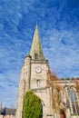 Clock tower of the church Royalty Free Stock Photo