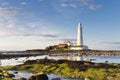 St Marys Lighthouse Royalty Free Stock Photo