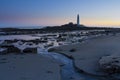 St Marys Lighthouse and Island at Whitley Bay, North Tyneside, England, UK. Royalty Free Stock Photo