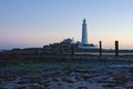 St Marys Lighthouse and Island at Whitley Bay, North Tyneside, England, UK.