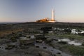 St Marys Lighthouse and Island at Whitley Bay, North Tyneside, England, UK.