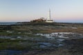 St Marys Lighthouse and Island at Whitley Bay, North Tyneside, England, UK.