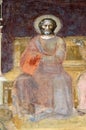 St. Matthew Evangelist, fresco in Santa Maria Novella church in Florence