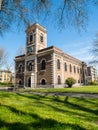 St Matthew`s Church, Bethnal Green, an 18th-century church in East London. Royalty Free Stock Photo