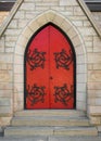 St. Matthew`s Episcopal Cathedral red door