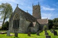 St Matthews church in the Cotswold village of Coates, Gloucestershire, England UK