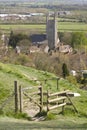 St Michael the Archangel church,Mere,Wiltshire Royalty Free Stock Photo