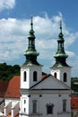 St. Michael Church detail in Brno Royalty Free Stock Photo