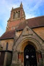 St Michael Church Entrance and Tower in Bracknell England