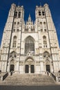 St. Michael and Gudula Cathedral.Brussels Royalty Free Stock Photo