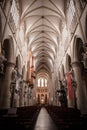 St. Michael and Gudula Cathedral. Brussels. Royalty Free Stock Photo
