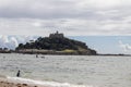 St Michael Mount on a bright and sunny day