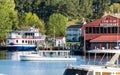 St Michael`s, Maryland - shrimper returns to harbor