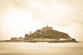 St. Michael`s Mount in Cornwall Royalty Free Stock Photo