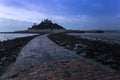 St Michael`s Mount, Marazion, at Sunrise Royalty Free Stock Photo