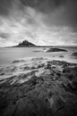 St Michael`s Mount in the Morning, Marazion Royalty Free Stock Photo