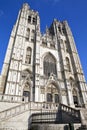 St. Michael and St. Gudula Cathedral in Brussels Royalty Free Stock Photo