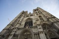 St. Michael and St. Gudula Cathedral on Sunny Day Royalty Free Stock Photo