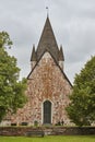 St. Mikacis church Finstrom. Aland archipelago. Finland heritag Royalty Free Stock Photo