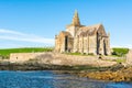 Parish church in St Monans fishing village in the East Neuk of Fife in Scotland Royalty Free Stock Photo