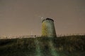 St Monans Windmill in Scotland at night Royalty Free Stock Photo