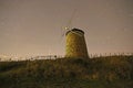 St Monans Windmill in Scotland at night