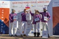 Awards ceremony at the Snow Polo World Cup St.Moritz 2024 finals