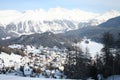 St Moritz in winter