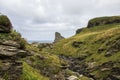 St Nectan`s Glen - Beautiful view of the mountains Royalty Free Stock Photo