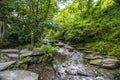 St Nectan`s Waterfall- Beautiful view of the flowing water