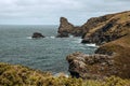 St Nectan`s Waterfall - Beautiful view of the mountains and sea