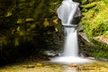 St Nectans Glen waterfall Royalty Free Stock Photo